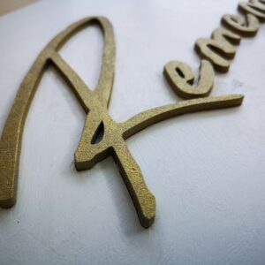 Lasercut Sign - Elle Nguyen